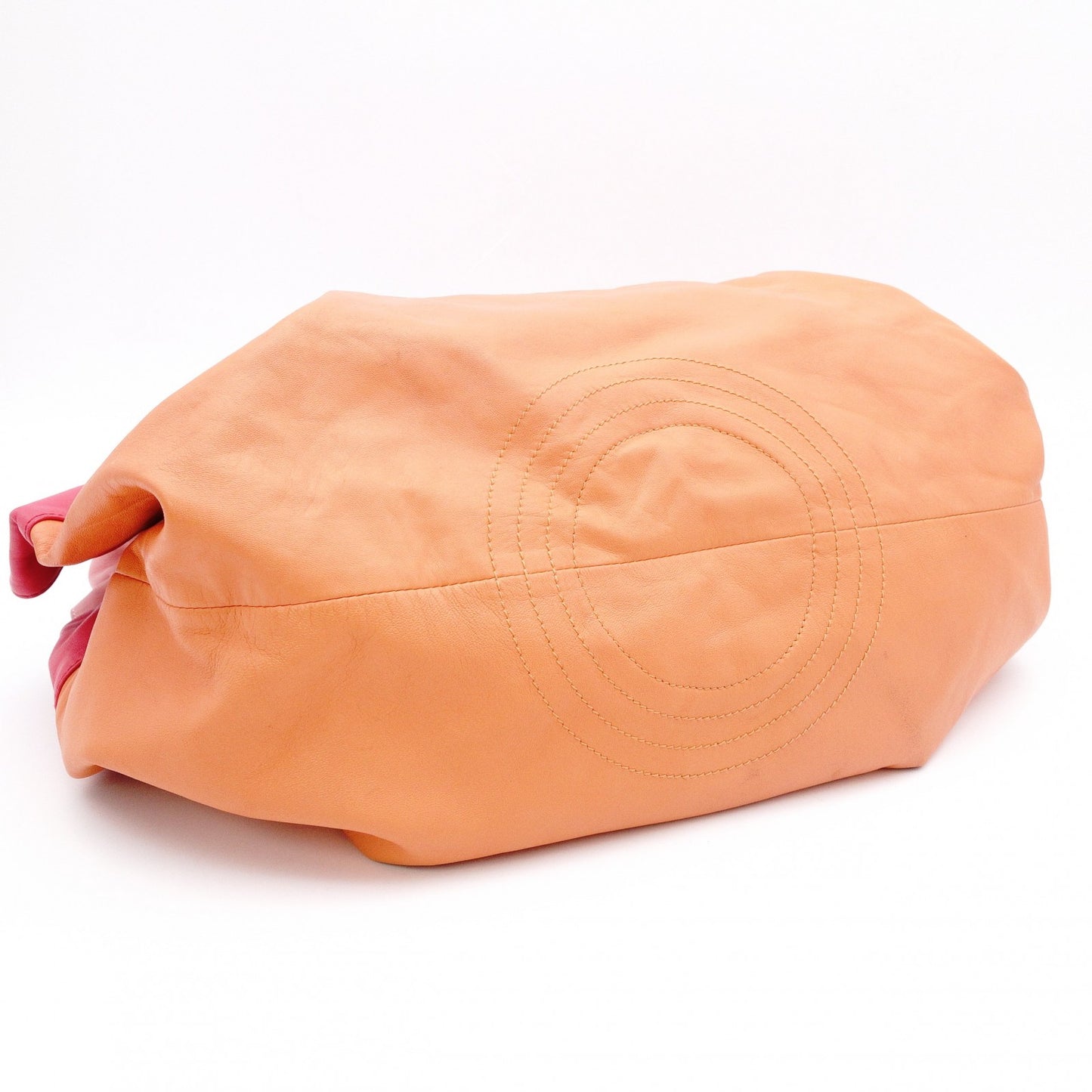 LOEWE Nappa Aire Shoulder Bag Leather Pink Bicolor
