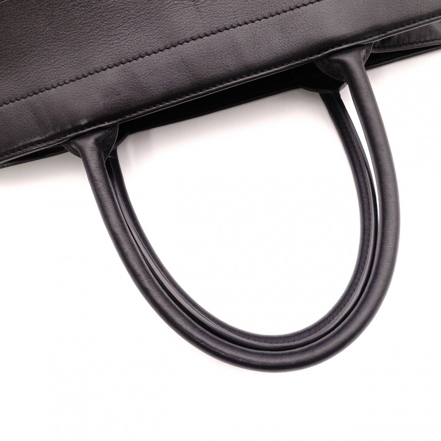 DIOR Book Tote Medium Tote Bag, Leather, Black, CD Logo