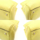 GUCCI Bamboo Shopper Large Tote Bag Yellow Leather 2-Way Yellow Shoulder 7-10-447