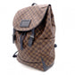 LOUIS VUITTON Runner Backpack, Damier, Leather and PVC, Brown, Men's