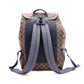 LOUIS VUITTON Runner Backpack, Damier, Leather and PVC, Brown, Men's