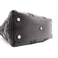 Christian Dior Granville Handbag, Leather, Black, 2-Way, Silver Hardware