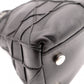Christian Dior Granville Handbag, Leather, Black, 2-Way, Silver Hardware