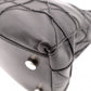 Christian Dior Granville Handbag, Leather, Black, 2-Way, Silver Hardware