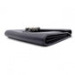 GUCCI Duo Nysos Shoulder Bag Leather Black Chain