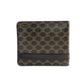 CELINE Macadam Bifold Wallet Brown × Black Wallet Men's Women's 7-10-152