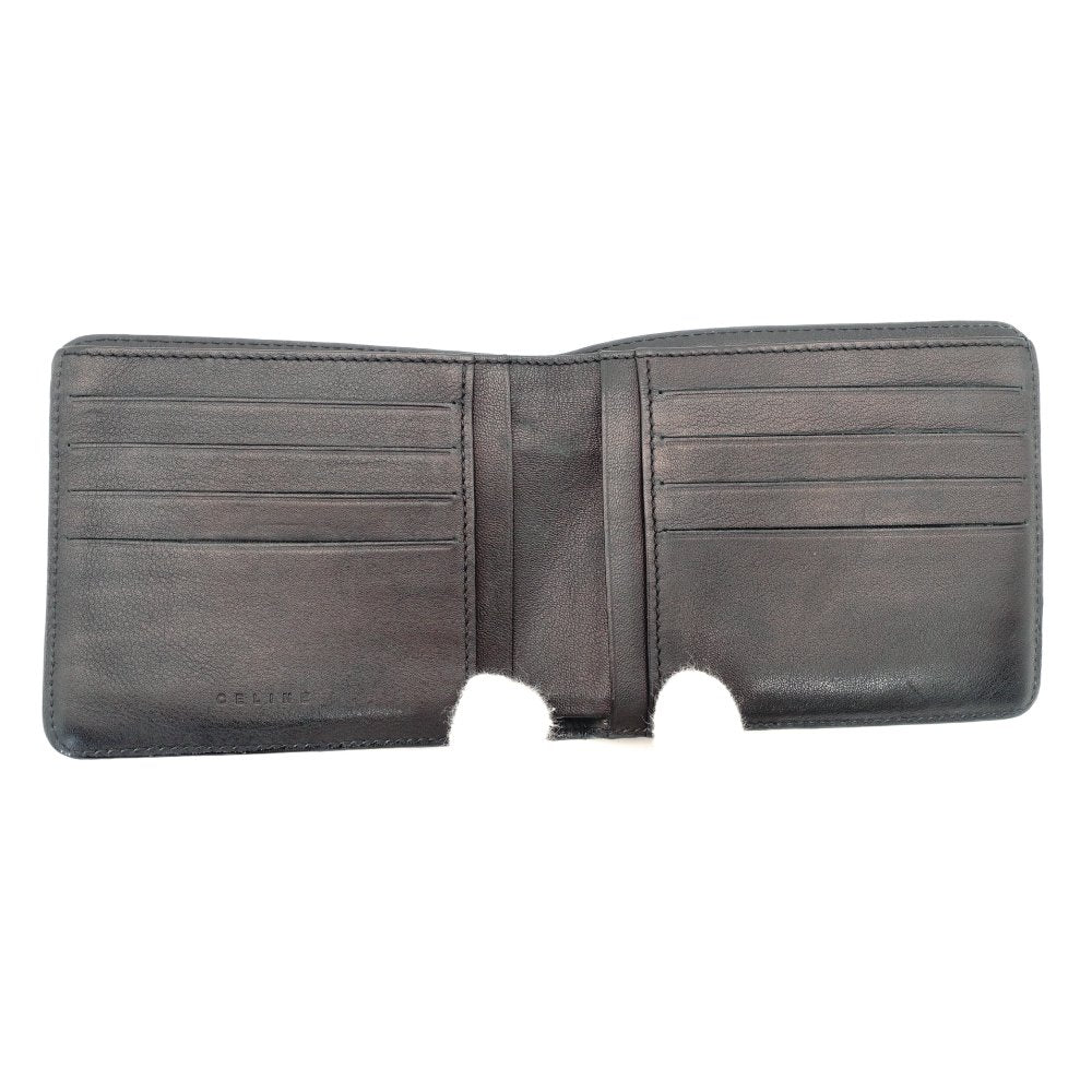 CELINE Macadam Bifold Wallet Brown × Black Wallet Men's Women's 7-10-152