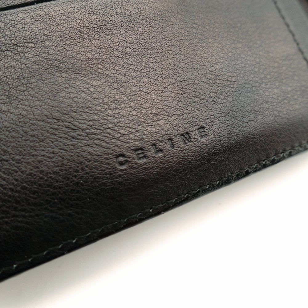 CELINE Macadam Bifold Wallet Brown × Black Wallet Men's Women's 7-10-152