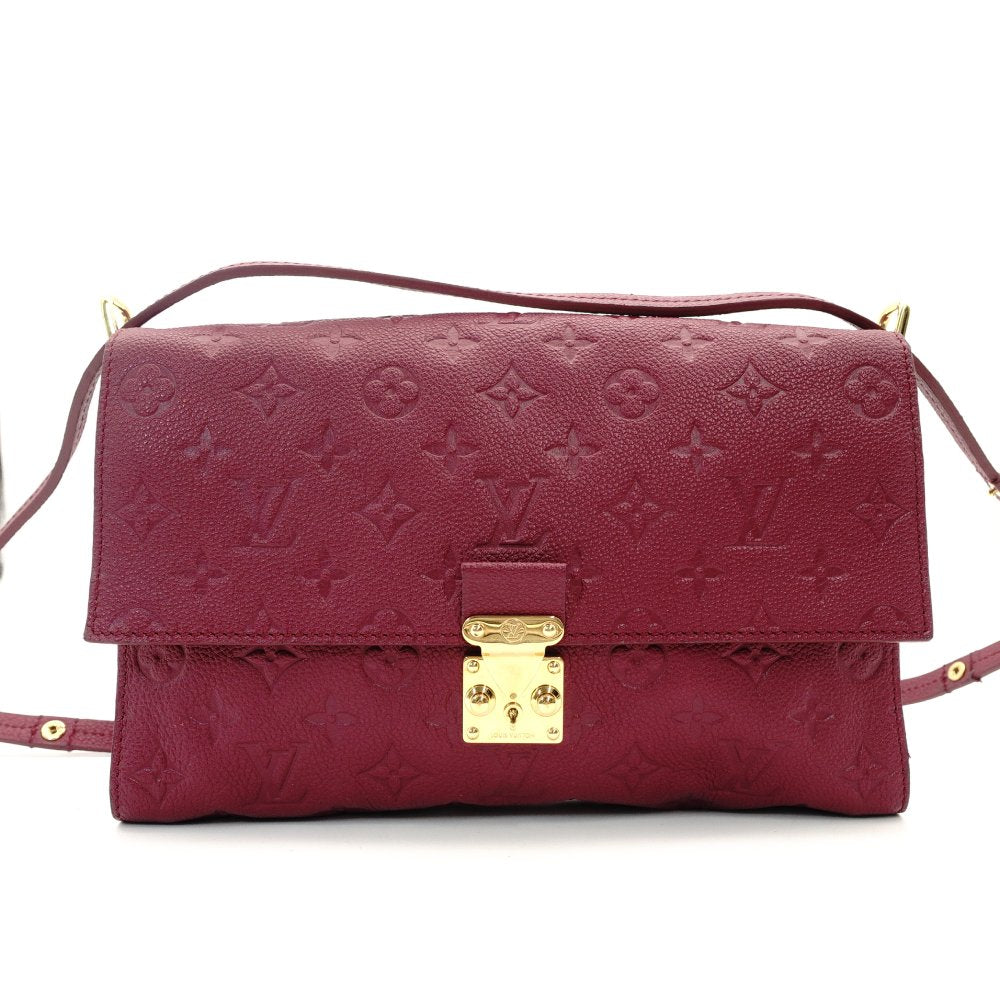 Louis Vuitton Fascinante Monogram Implant Shoulder Bag Orolle Leather Logo Gold Hardware Crossbody 7-10-535