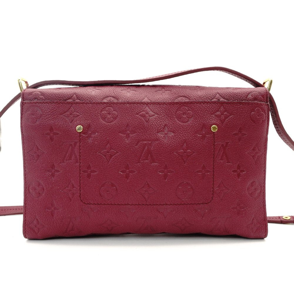 Louis Vuitton Fascinante Monogram Implant Shoulder Bag Orolle Leather Logo Gold Hardware Crossbody 7-10-535