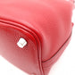 HERMES Picotin Lock Handbag, Leather, Red, Silver Hardware, T-Stamp