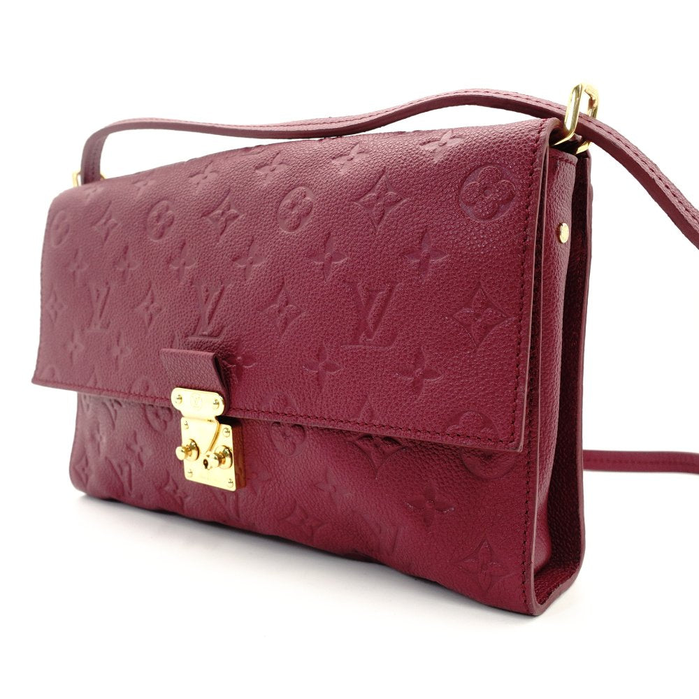 Louis Vuitton Fascinante Monogram Implant Shoulder Bag Orolle Leather Logo Gold Hardware Crossbody 7-10-535