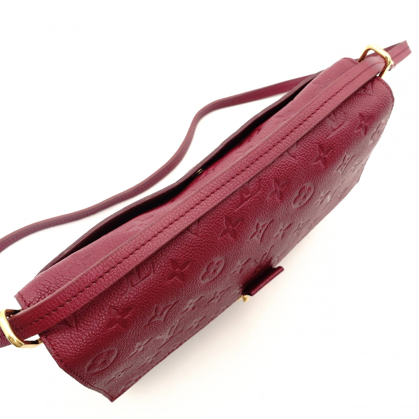 Louis Vuitton Fascinante Monogram Implant Shoulder Bag Orolle Leather Logo Gold Hardware Crossbody 7-10-535