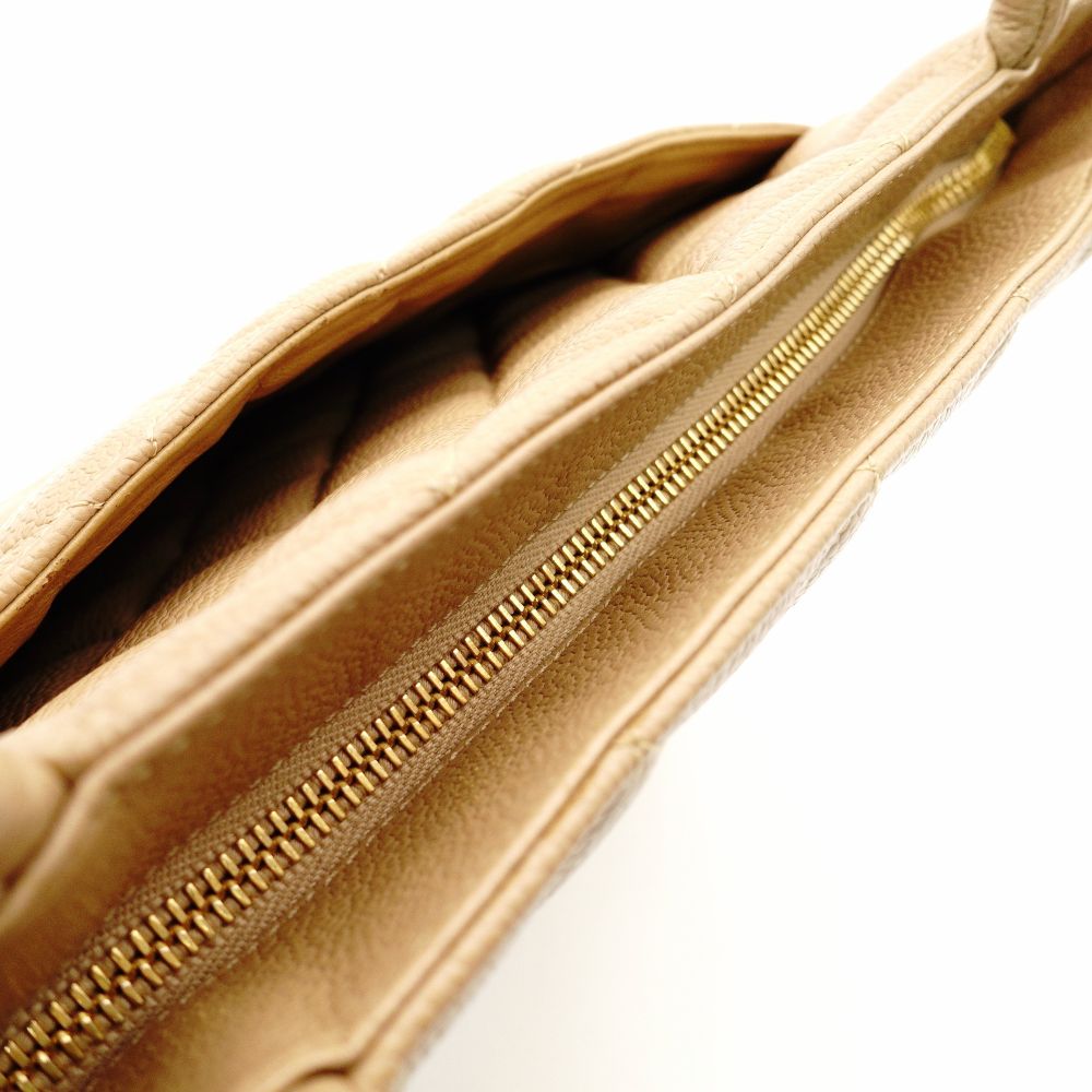 CHANEL Reissue Tote Bag Caviar Leather Beige Shoulder Tote Bag CC Logo Gold Hardware 7-8-226