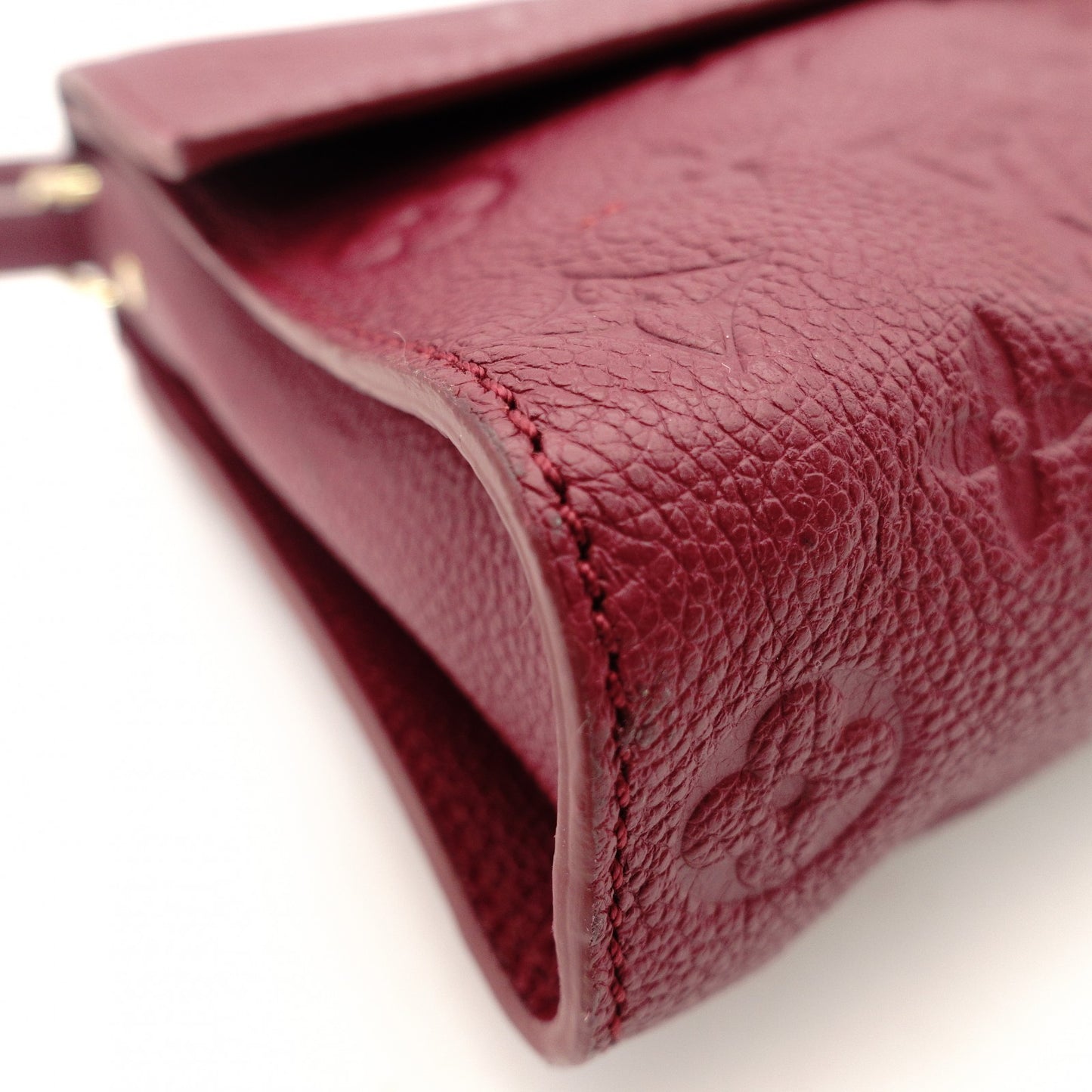 Louis Vuitton Fascinante Monogram Implant Shoulder Bag Orolle Leather Logo Gold Hardware Crossbody 7-10-535