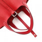 HERMES Picotin Lock Handbag, Leather, Red, Silver Hardware, T-Stamp