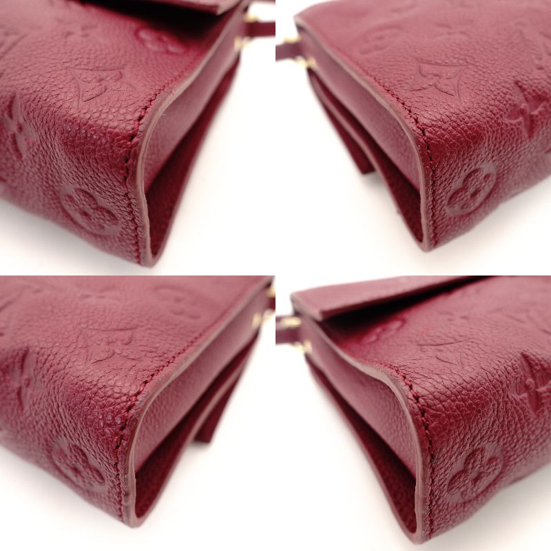 Louis Vuitton Fascinante Monogram Implant Shoulder Bag Orolle Leather Logo Gold Hardware Crossbody 7-10-535