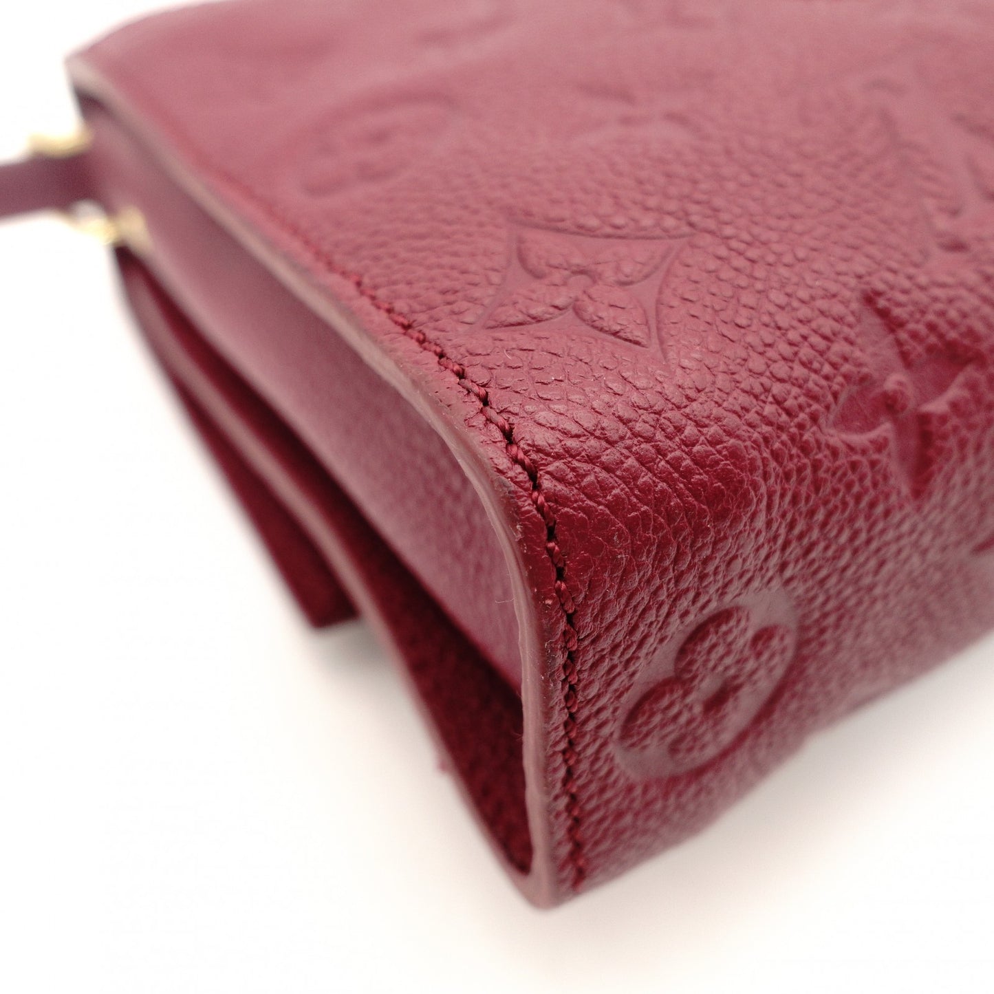 Louis Vuitton Fascinante Monogram Implant Shoulder Bag Orolle Leather Logo Gold Hardware Crossbody 7-10-535