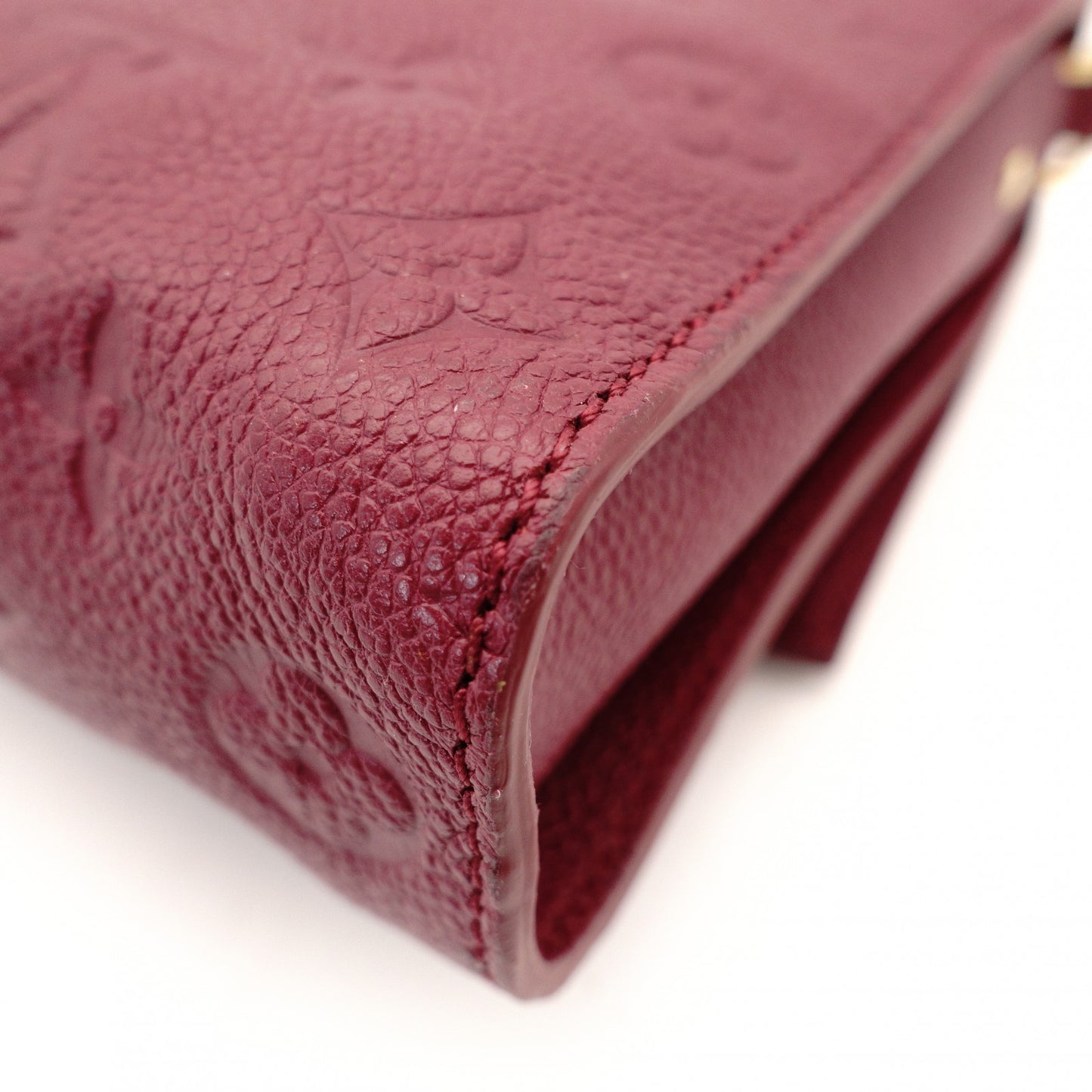 Louis Vuitton Fascinante Monogram Implant Shoulder Bag Orolle Leather Logo Gold Hardware Crossbody 7-10-535