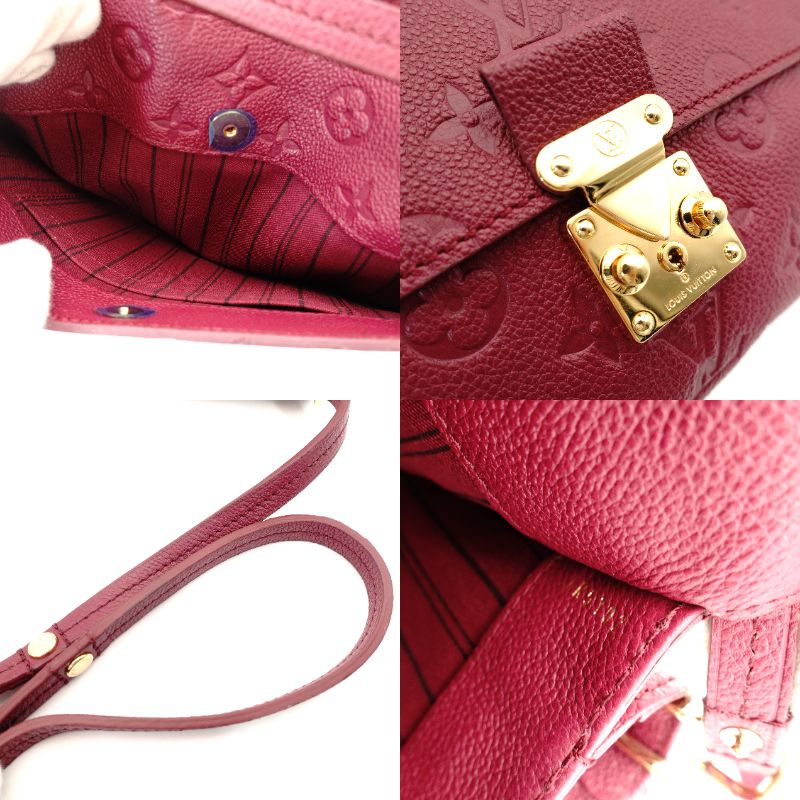 Louis Vuitton Fascinante Monogram Implant Shoulder Bag Orolle Leather Logo Gold Hardware Crossbody 7-10-535