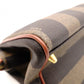 FENDI Pecan Handbag, Leather and PVC, Brown, Vintage
