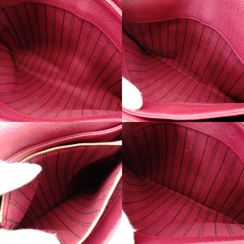 Louis Vuitton Fascinante Monogram Implant Shoulder Bag Orolle Leather Logo Gold Hardware Crossbody 7-10-535