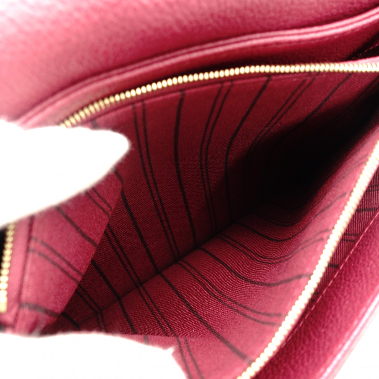 Louis Vuitton Fascinante Monogram Implant Shoulder Bag Orolle Leather Logo Gold Hardware Crossbody 7-10-535