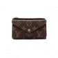 LOUIS VUITTON Portofolio Victoire Monogram Canvas Tri-fold Wallet, PVC/Leather, Brown