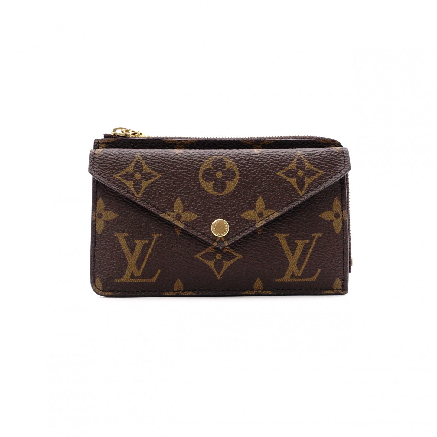 LOUIS VUITTON Portofolio Victoire Monogram Canvas Tri-fold Wallet, PVC/Leather, Brown