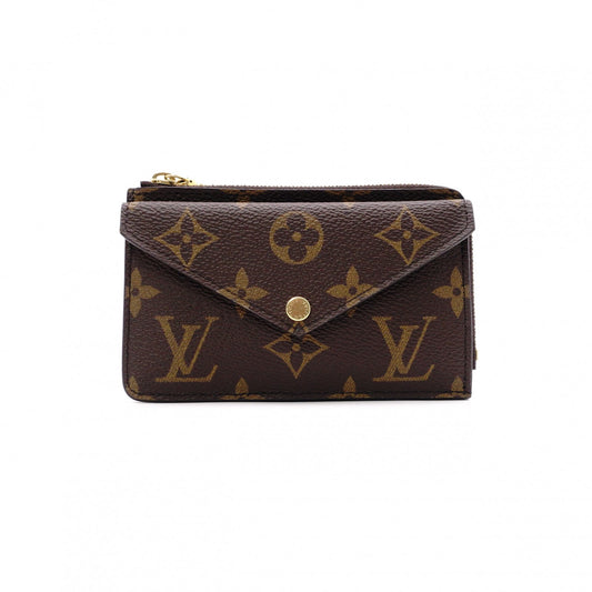 LOUIS VUITTON Portofolio Victoire Monogram Canvas Tri-fold Wallet, PVC/Leather, Brown