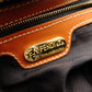 FENDI Pecan Handbag, Leather and PVC, Brown, Vintage