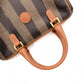 FENDI Pecan Handbag, Leather and PVC, Brown, Vintage