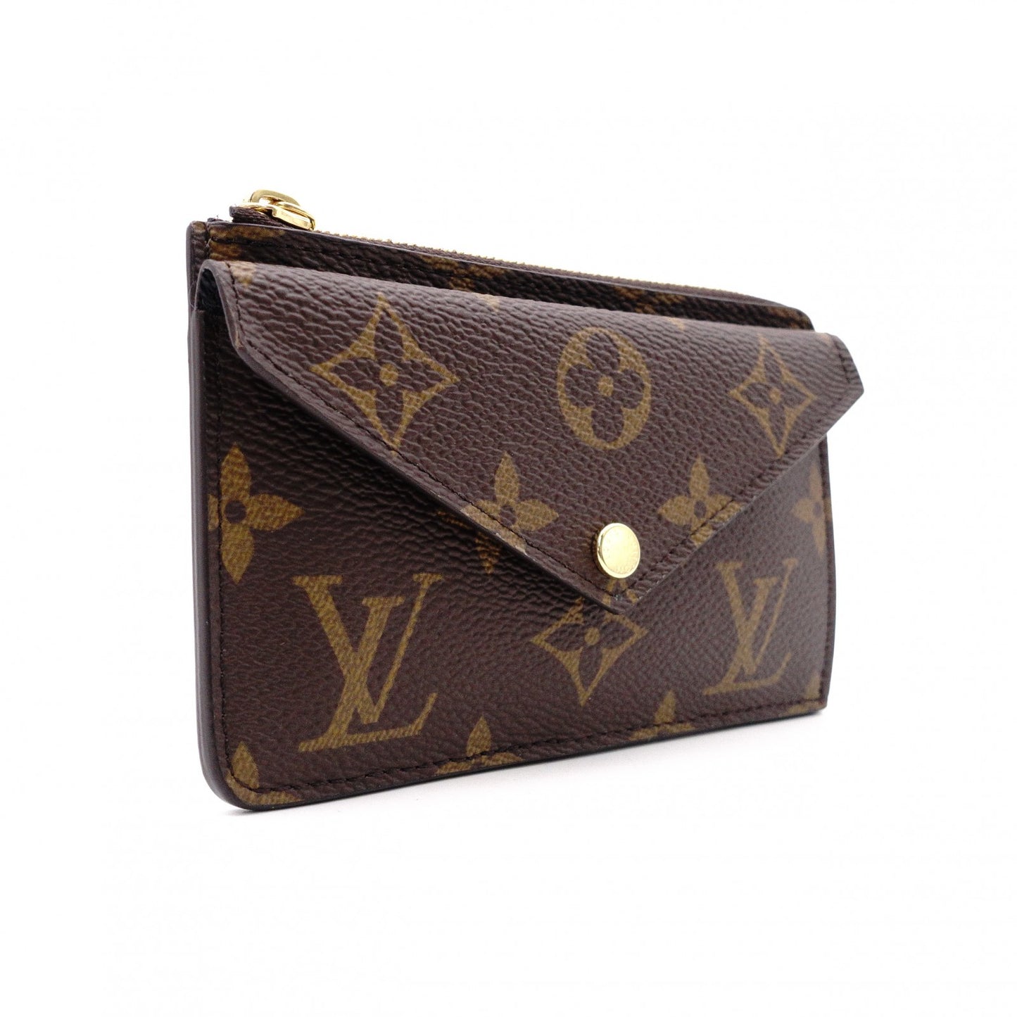 LOUIS VUITTON Portofolio Victoire Monogram Canvas Tri-fold Wallet, PVC/Leather, Brown