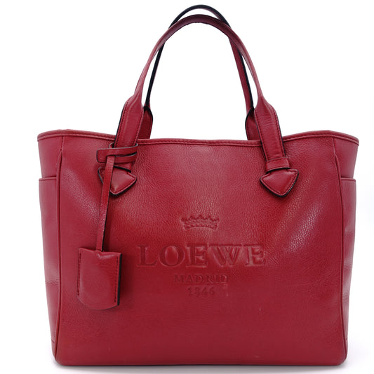 LOEWE Heritage Tote bag, Red