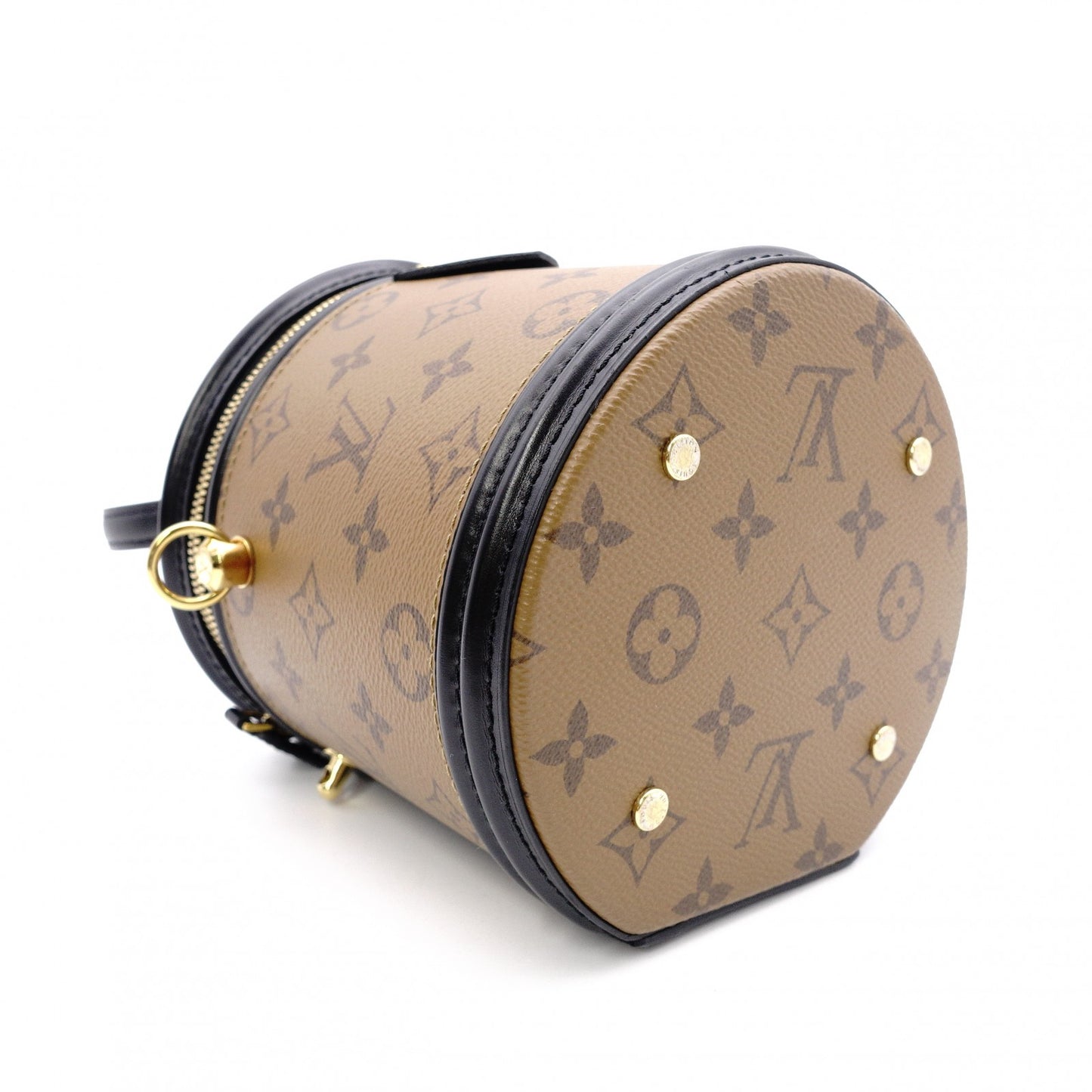 LOUIS VUITTON Monogram Reverse Shoulder Bag in Brown