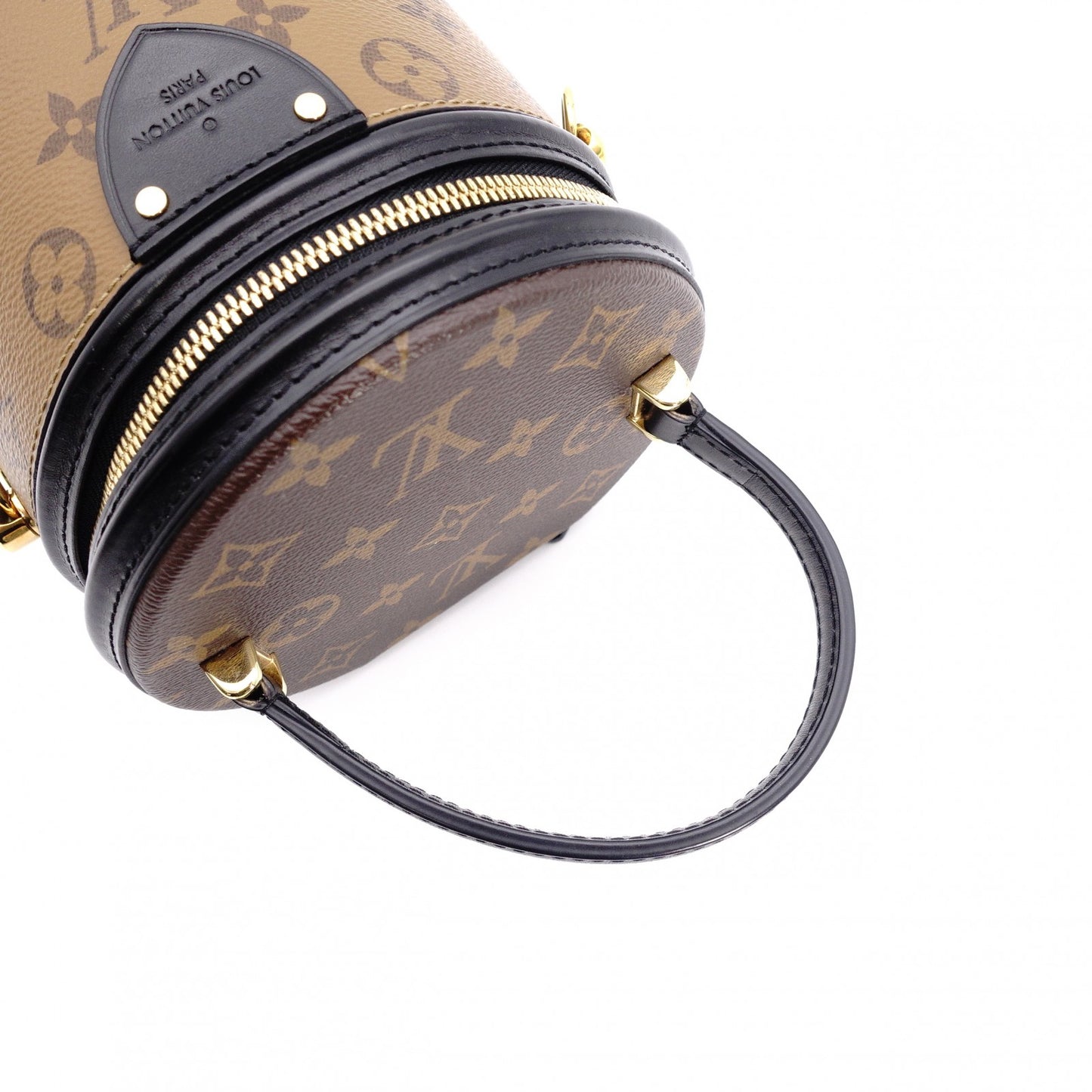 LOUIS VUITTON Monogram Reverse Shoulder Bag in Brown