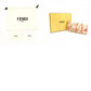 FENDI Wallet Chain, Leather, Beige, Shoulder Bag, PVC, FF Logo