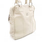 LOEWE Anagram Shoulder Bag Leather Beige Vintage