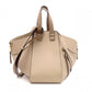 LOEWE Hammock Small Handbag, Leather, Beige, 2-Way Crossbody