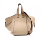 LOEWE Hammock Small Handbag, Leather, Beige, 2-Way Crossbody