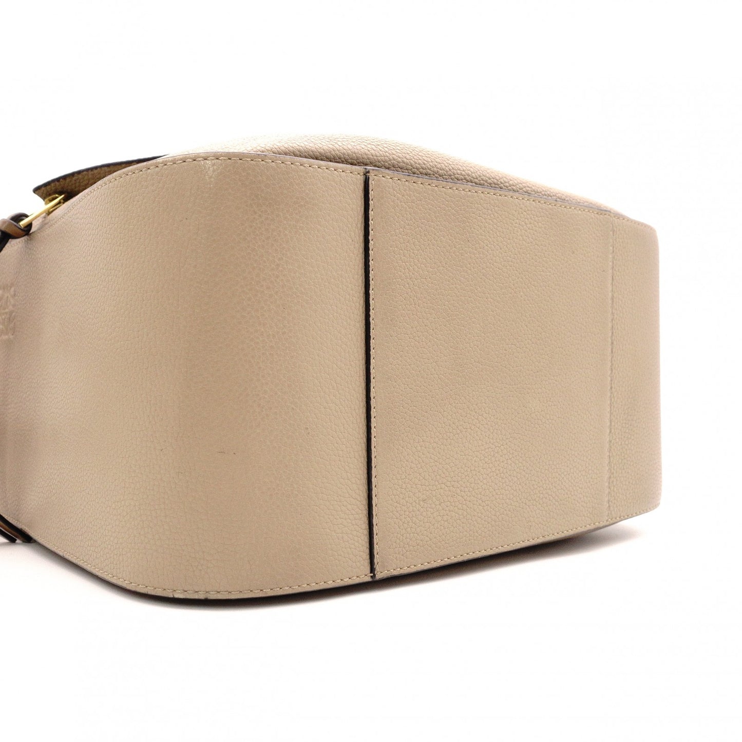 LOEWE Hammock Small Handbag, Leather, Beige, 2-Way Crossbody
