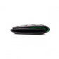 BOTTEGA VENETA Intrecciato Long Wallet, Leather, Black/Green, Men's