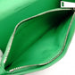 BOTTEGA VENETA Intrecciato Long Wallet, Leather, Black/Green, Men's
