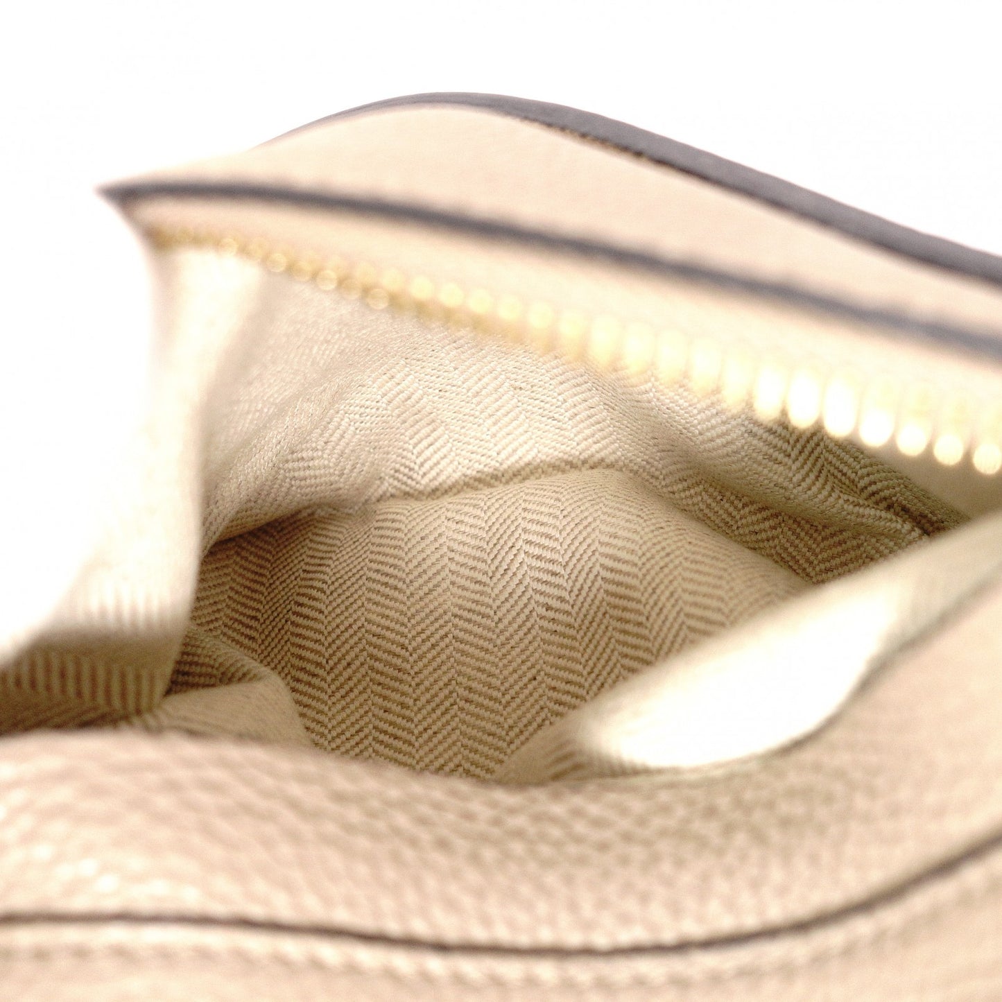 LOEWE Hammock Small Handbag, Leather, Beige, 2-Way Crossbody