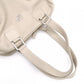 LOEWE Anagram Shoulder Bag Leather Beige Vintage