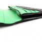BOTTEGA VENETA Intrecciato Long Wallet, Leather, Black/Green, Men's