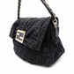 FENDI Zucca Shoulder Bag Canvas Black