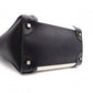 CELINE Luggage Mini Shopper Handbag, Leather, White, Tote Bag