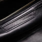 CELINE Luggage Mini Shopper Handbag, Leather, White, Tote Bag