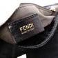 FENDI Zucca Shoulder Bag Canvas Black